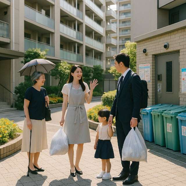 快適で安心な暮らしを実現 清潔なゴミ捨て場と住民コミュニティが資産価値を守るマンション管理 快適で安心な暮らしを実現 清潔なゴミ捨て場と住民コミュニティが資産価値を守るマンション管理