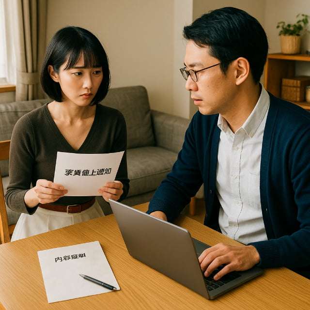 家賃値上げ通知が届いた時のガイド　借地借家法・正当事由・家賃交渉で損をしない知識と対応策
